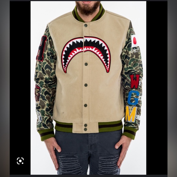 Hudson x Bape “We Killed Ape" NYC LE Varsity Bomber Jacket " - Picture 6 of 10